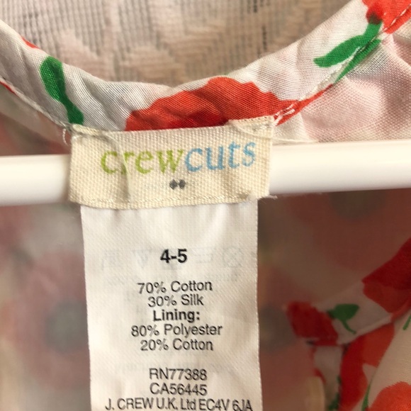 Crewcuts Floral Tunic Silk/Cotton Blend - Picture 2 of 6